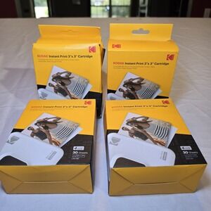 KODAK Instant Print 3"x 3" Cartridge For Mini Shot 3 Camera 4 Boxes 120 Sheets